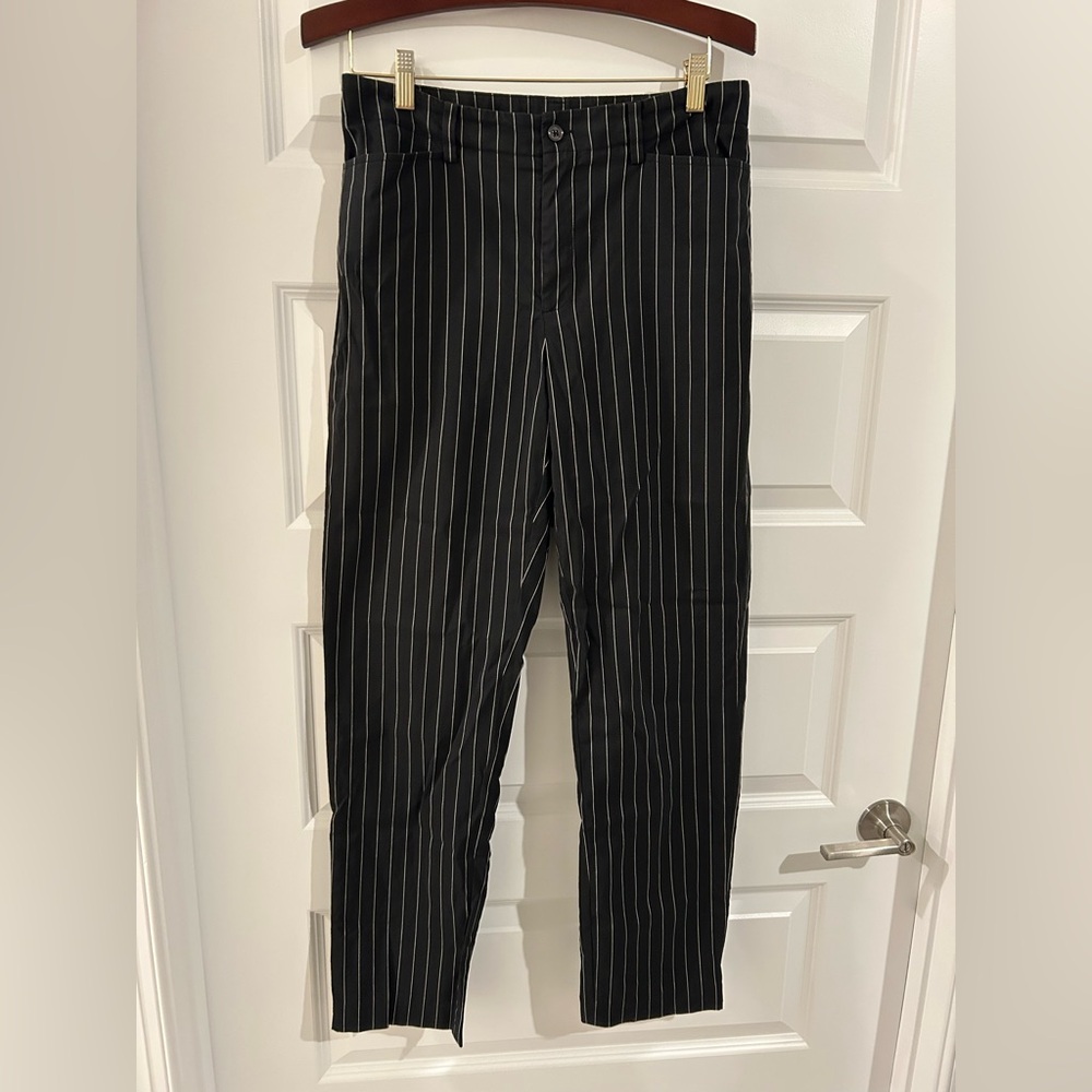 Lauren Ralph Lauren Pinstripe Pants Black White Size 10